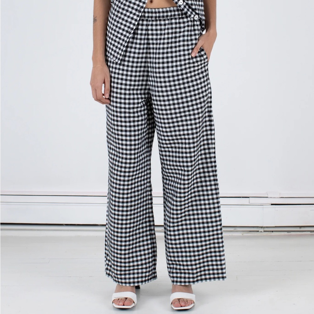 NWT Wray Luna Pant Black Check